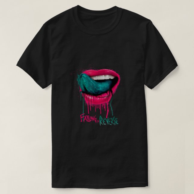 T-shirt Falling In Reverse - Official Merchandise - Lips T (Design devant)