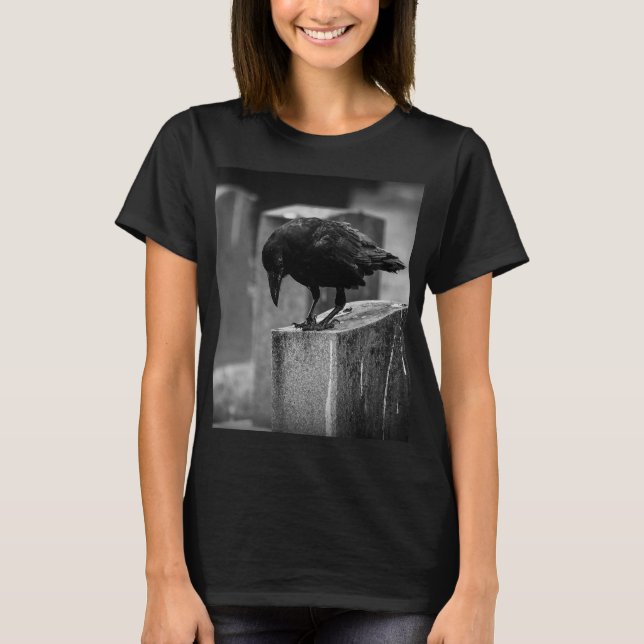 T-shirt Falln Cemetery Crow (Devant)
