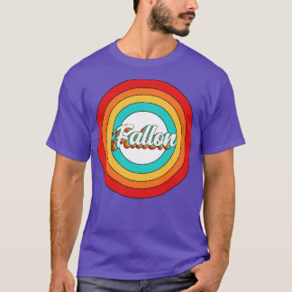 T-shirt Fallon Nom Chemise Vintage Fallon Cercle