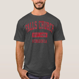 T-shirt Falls Church Virginia VA Design sportif Vintage
