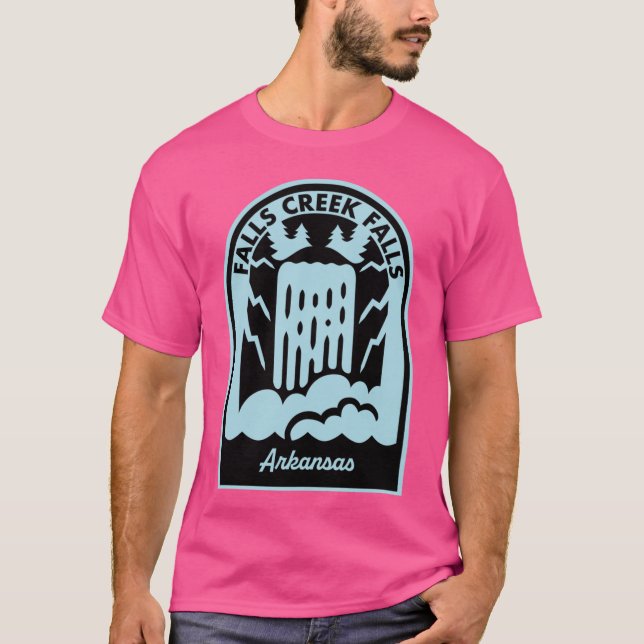 T-shirt Falls Creek Falls Arkansas (Devant)