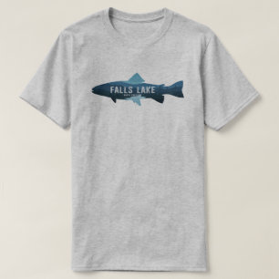 T-shirt Falls Lake North Carolina Fish