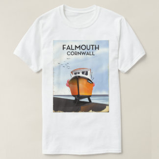 T-shirt Falmouth Cornouailles Poster de voyage