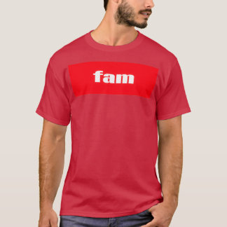 T-shirt Fam Fabulous Paroles de famille Millennials utilis