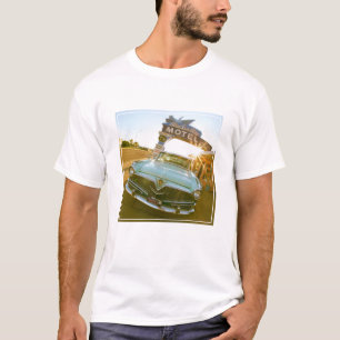 T-shirt Fameux motel Blue Swallow sur la route 66