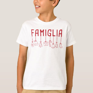 T-shirt Famiglia Italienne - Matching Family Christmas T-S