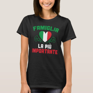 T-shirt Famiglia La Più Importante Italie Culture italienn