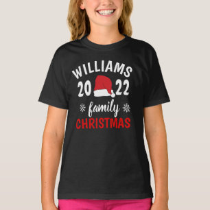 T-shirt familial personnalisé Noël 2022