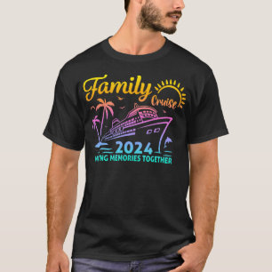 T-shirt Famille 2024 Croisière Rassembler les souvenirs Fa