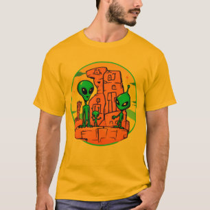 T-shirt Famille Alien