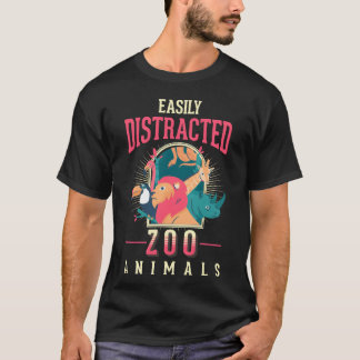 T-shirt Famille amoureuse des animaux de zoo