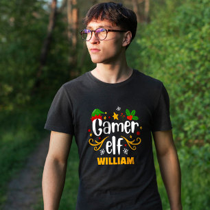 T-shirt Famille Amusante Elf de jeu de caractères Correspo