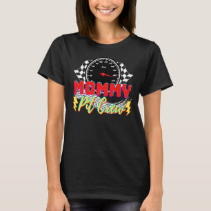 T-shirt Famille Anniversaire Fête Course voiture Mommy Pit