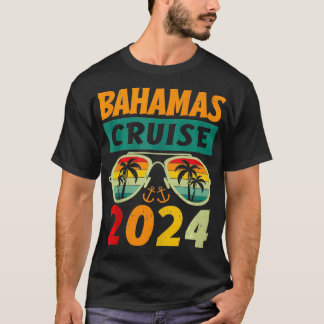 T-shirt Famille Bahamas Croisière 2024 Vacatio corresponda