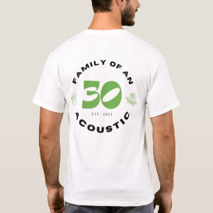 T-shirt FAMILLE - BC Sceau + Fame d'acoustique (blanc/lumi