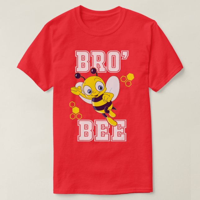 T-shirt Famille Bee Brother Bro Anniversaire Première Jour (Design devant)