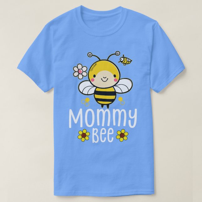 T-shirt Famille Bee s Mama maman Anniversaire Première Jou (Design devant)