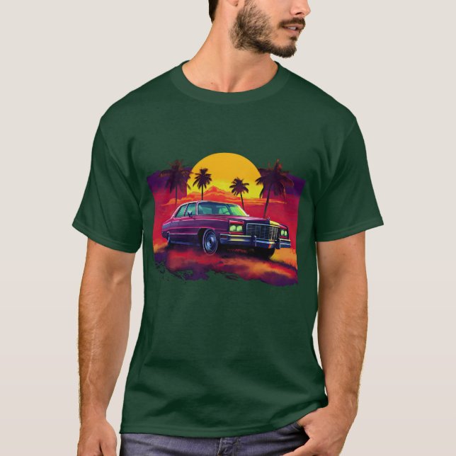 T-shirt Famille Cadillac classique (Devant)