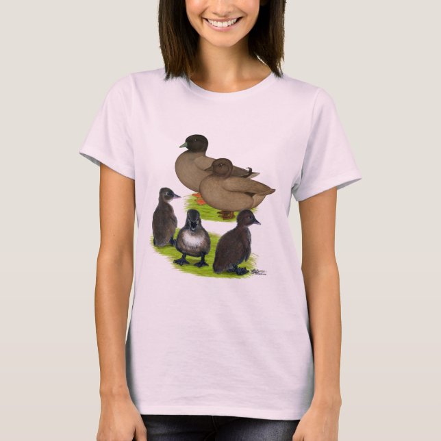 T-shirt Famille Call Duck Khaki (Devant)