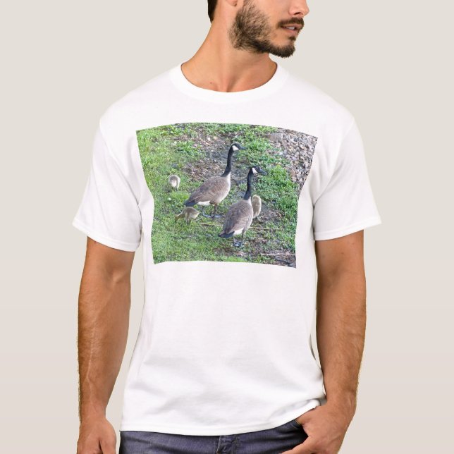 T-shirt Famille canadienne d'oies (Devant)