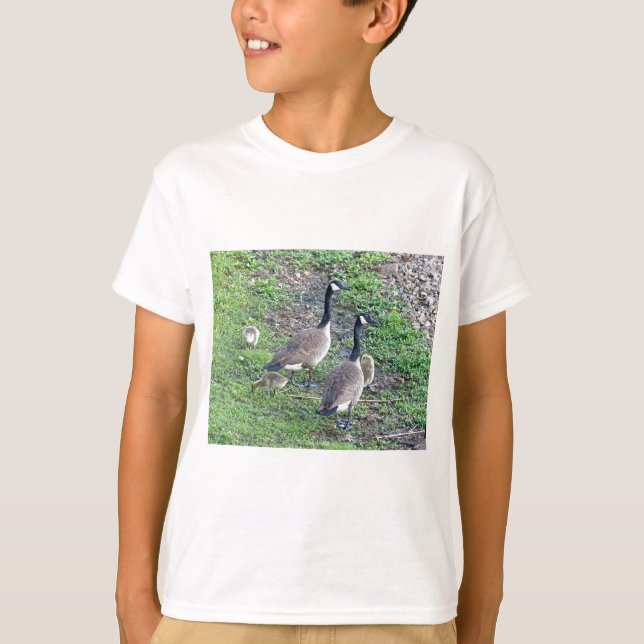 T-shirt Famille canadienne d'oies (Devant)