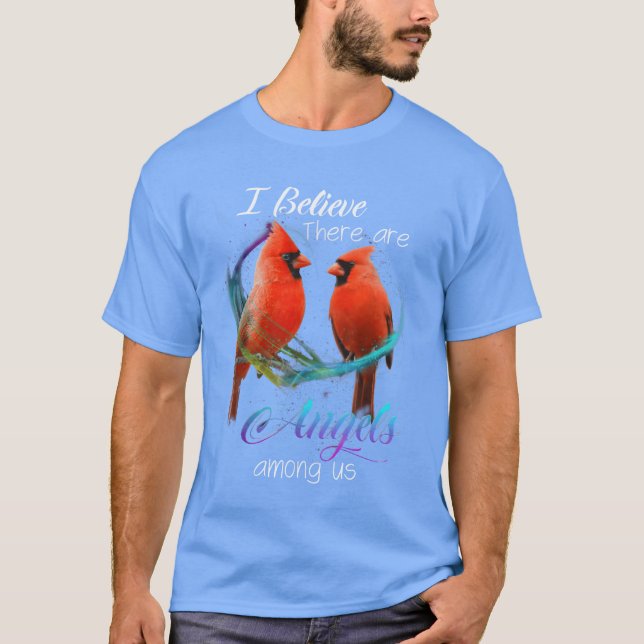 T-shirt Famille Cardinal Bird (Devant)