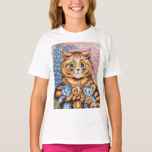 T-shirt Famille Cat   Louis Wain  