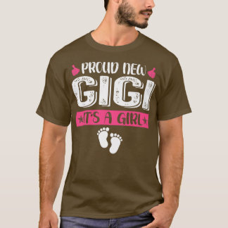 T-shirt Famille cool Fier Nouveau Gigi C'est une fille Gen