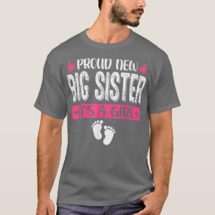 T-shirt Famille cool Fière Nouvelle Grande Soeur C'est une