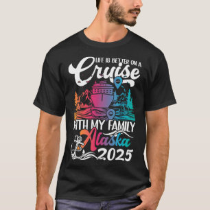 T-shirt Famille correspondant Alaska Cruise Trier Famille