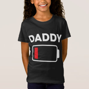 T-Shirt Famille Correspondant Batterie de Noël Drôle papa