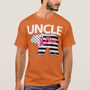 T-shirt Famille Correspondant Oncle Ours Bête Cancer du se