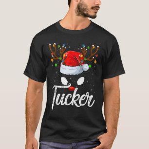 T-shirt Famille Correspondant Santa Chapeau Tucker Reindee