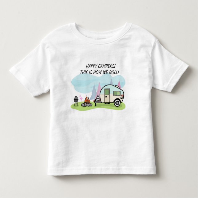 T SHIRT FAMILLE CORRESPONDANT T-SHIRTS CAMPING GAR (Devant)