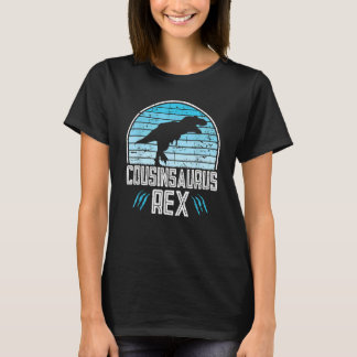 T-shirt Famille Correspondante Cousinsaurus Rex Cousin Din