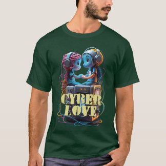 T-shirt Famille d'amour cybernétique