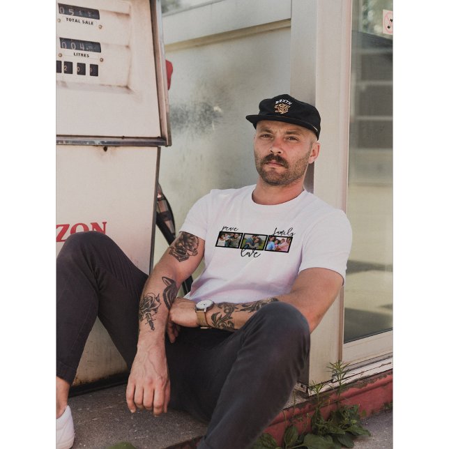 T-shirt Famille d'amour pour la paix | Photographie modern (Créateur téléchargé)