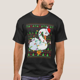 T-shirt Famille d'amoureux d'oiseaux de cygne correspondan
