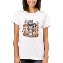 Famille d'animaux anthropomorphes