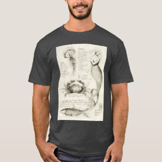 T-shirt Famille d'animaux marins