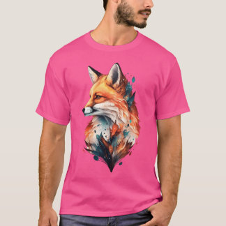 T-shirt famille d'animaux sauvages de la forêt mys