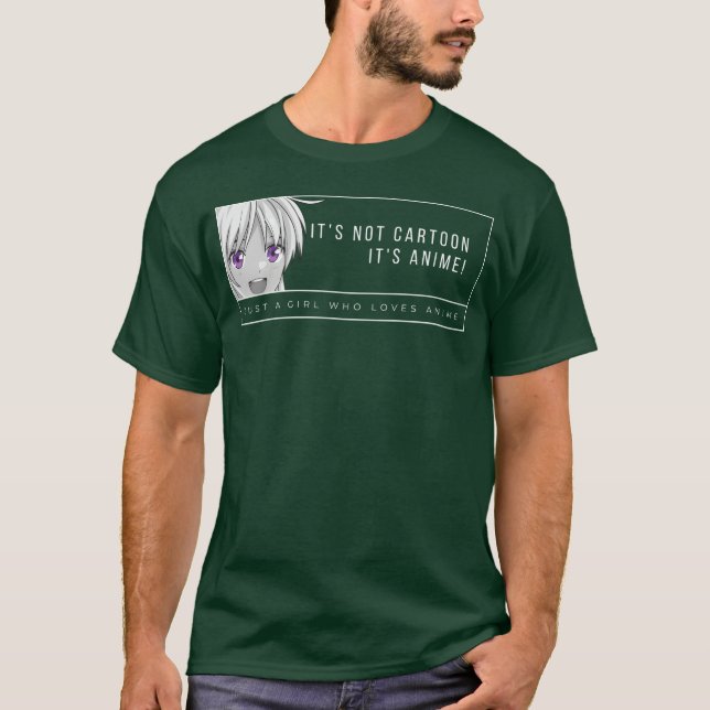 T-shirt Famille d'anime minimaliste (Devant)