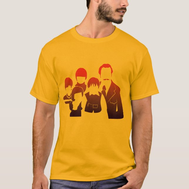T-shirt Famille d'années '70 (Devant)
