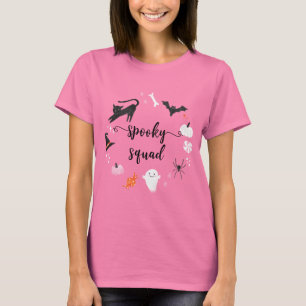 T-shirt Famille d'anniversaire de la Squad Girl éffrayante