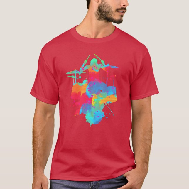 T-shirt Famille de batteurs (Devant)