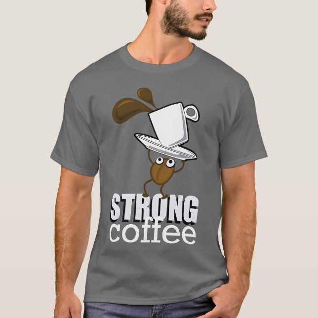 T-shirt Famille de café fort (Devant)