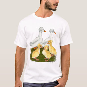 T-shirt Famille de canards à crête