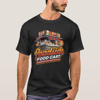T-shirt Famille de chariot alimentaire en bord de route