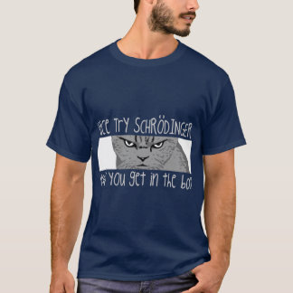 T-shirt Famille de chat de Schrödinger rétro