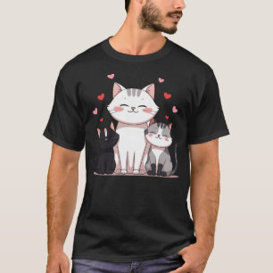 T-shirt Famille de chat problématique